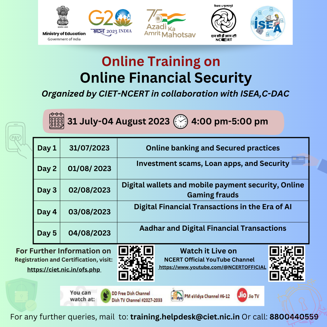 Online Training on “Online Financial Security” Image